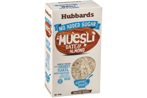 Hubbards Amazing Muesli - Fig & Apple no added sugar 515g*